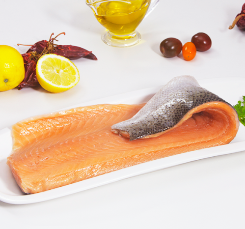 Filete de Salmón Salar con piel
