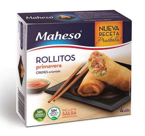 Rollitos de primavera (estuche 4uds x 50g /salsa agridulce)