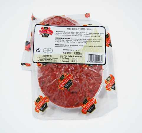 Hamburguesa vegan (pack de 2uds x 100g)