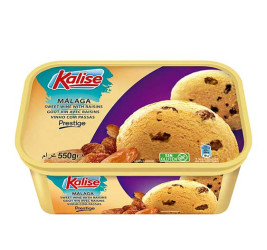 Tarrina helado de Málaga...