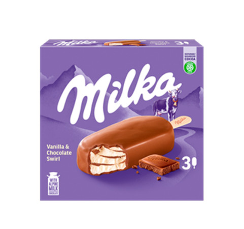 Bombón Milka Vainilla Chocolate (pack de 3uds)