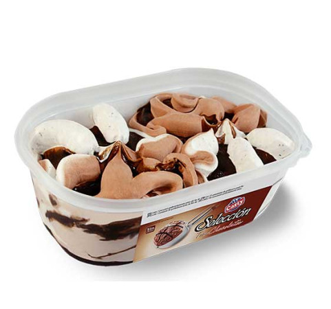 Tarrina Selección 3 Chocolates (ud de 900ml)