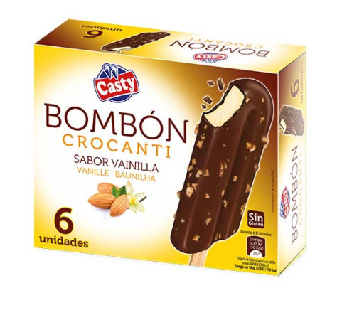 Bombón Crocanti Vainilla (pack de 6uds)
