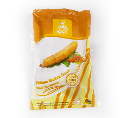 Plátano maduro entero prefrito (bolsa de 500g)