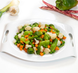 Menestra simple troceada