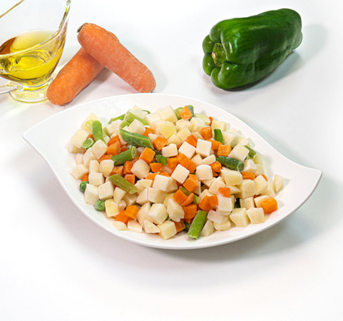 Ensaladilla en dados