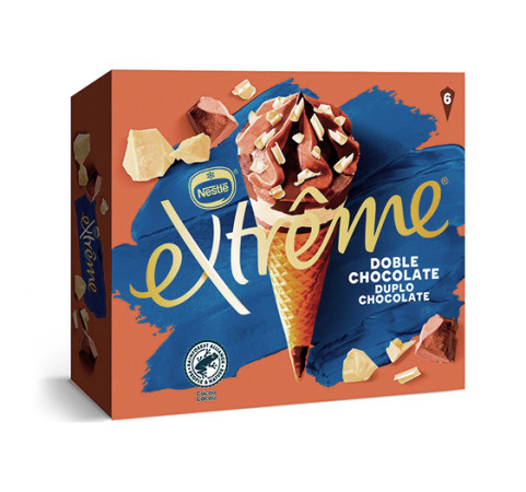 Cono Extreme doble Chocolate (pack de 6uds)
