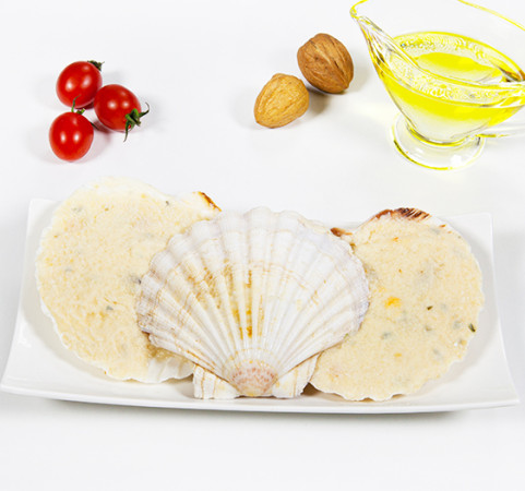 Vieira con Rape y Gambas (1ud x 90g)